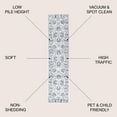 thumbnail image 3 of JONATHAN Y MODERN PERSIAN Cherie French Cottage Light Gray/Cream 2 ft. x 8 ft. Runner Rug (MDP505C-28), 3 of 9
