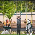 thumbnail image 6 of gobaplay Adventure Kids Swing Set, Outdoor Playground w/ Swings & Trapeze, 6 of 10