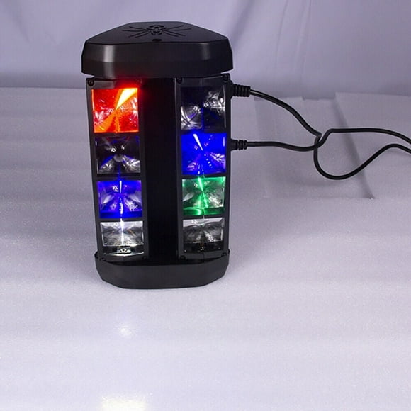 Jacmui Mini LED Moving Head Beam Stage Light Colour-Changing RGBW 8 LEDs