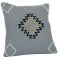 thumbnail image 5 of LR Home Ox Bay Hand-Woven Gray/Yellow Geometric Cotton Blend Pillow Cover, 5 of 7