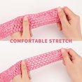 thumbnail image 3 of Dsseng 1 Rouleau 5,5 Verges de Large Ruban Élastique pour Serre-Tête Crochet 2,2” Tissu Extensible pour Accessoires Cheveux Tube Top Blanc, 3 of 9