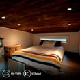 thumbnail image 2 of TORCHSTAR 4-Pack 4 Inch Slim LED Recessed Downlights with J-box, 10.5W Dimmable Ultra-Thin Canless Light, ETL & Energy Star Listed, 800lm, 4000K Cool White, 3-year warranty, White, 2 of 6