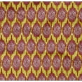 thumbnail image 4 of oneOone Organic Cotton Poplin Twill Fabric Ogee Ikat Print Fabric BTY 42 Inch Wide, 4 of 4