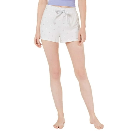 

Ande Super-Soft Foil-Printed Pajama Shorts (White L)