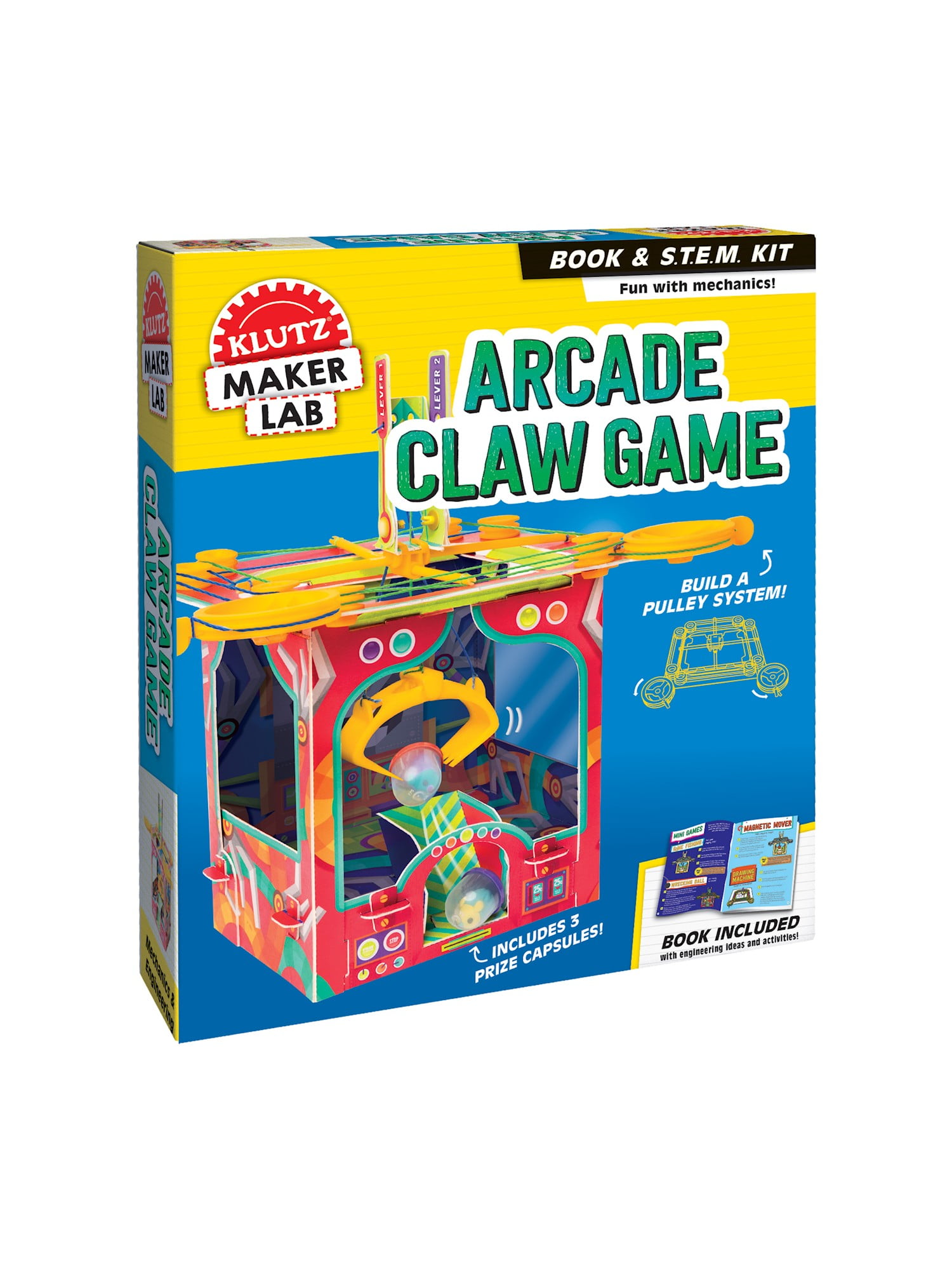 Klutz Maker Lab Claw Machine Kit Diy Arcade Game Building