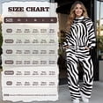 thumbnail image 7 of Yuyamidu Womens Lounge Sets 2 Piece Travel Outfits Soft Comfy Loungewear Matching Sweatsuit Black White Stripe Yoga Volleyball Workout Tracksuits Long Sleeve Sweatshirt Wide Leg Drawstring Sweatpants, 7 of 7