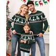thumbnail image 4 of GymChoice Christmas Ugly Sweater,Women Causal Crew Neck Long Sleeves Christmas Tree Reindeer Snowflakes Sweaters, 4 of 6
