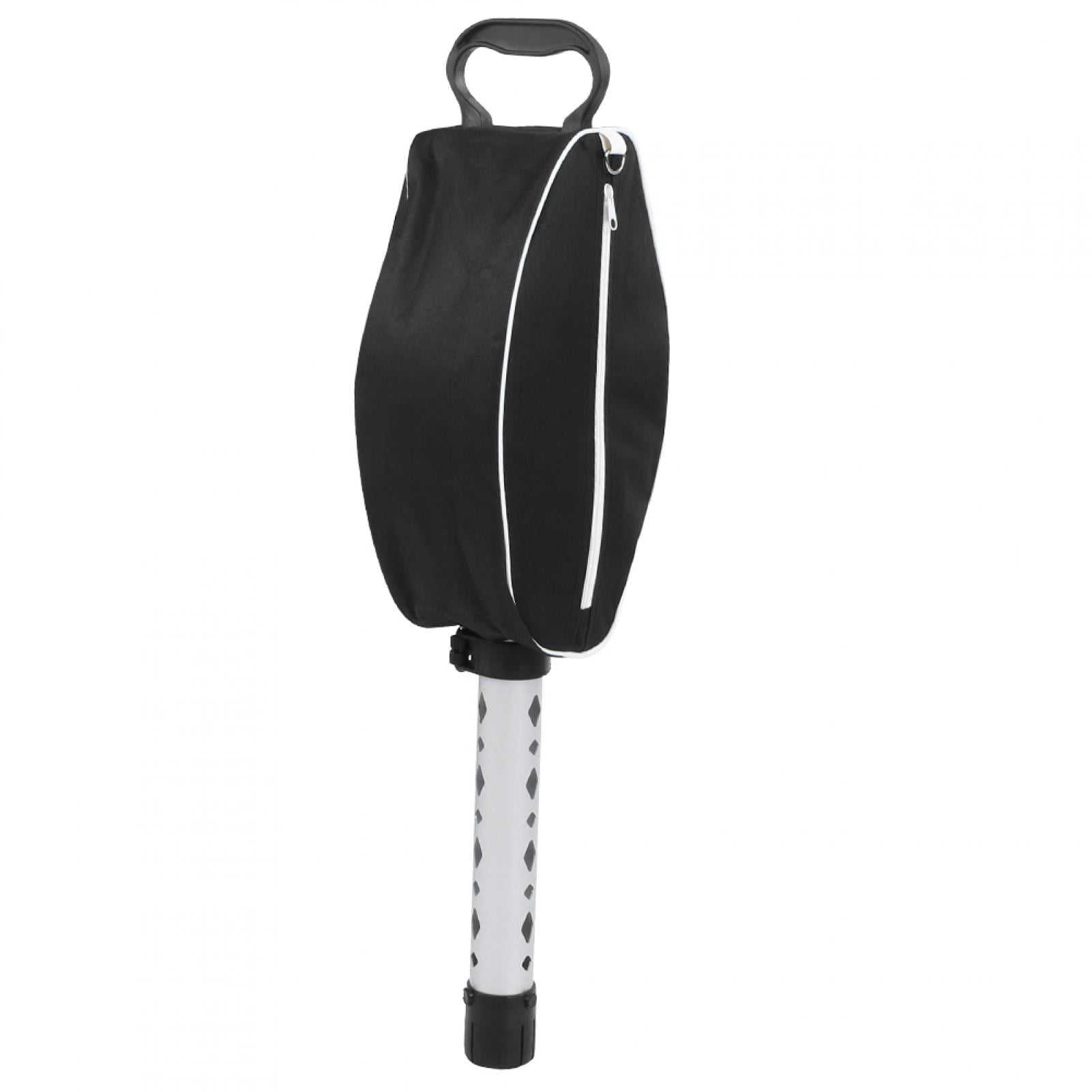 Fugacal Golf Shag Bag,Telescopic Aluminium Tube Golf Ball Shag Bag Retriever Pick Up 80 Balls Holder Collector For Outdoor Sports Supplies,Golf Ball Retriever