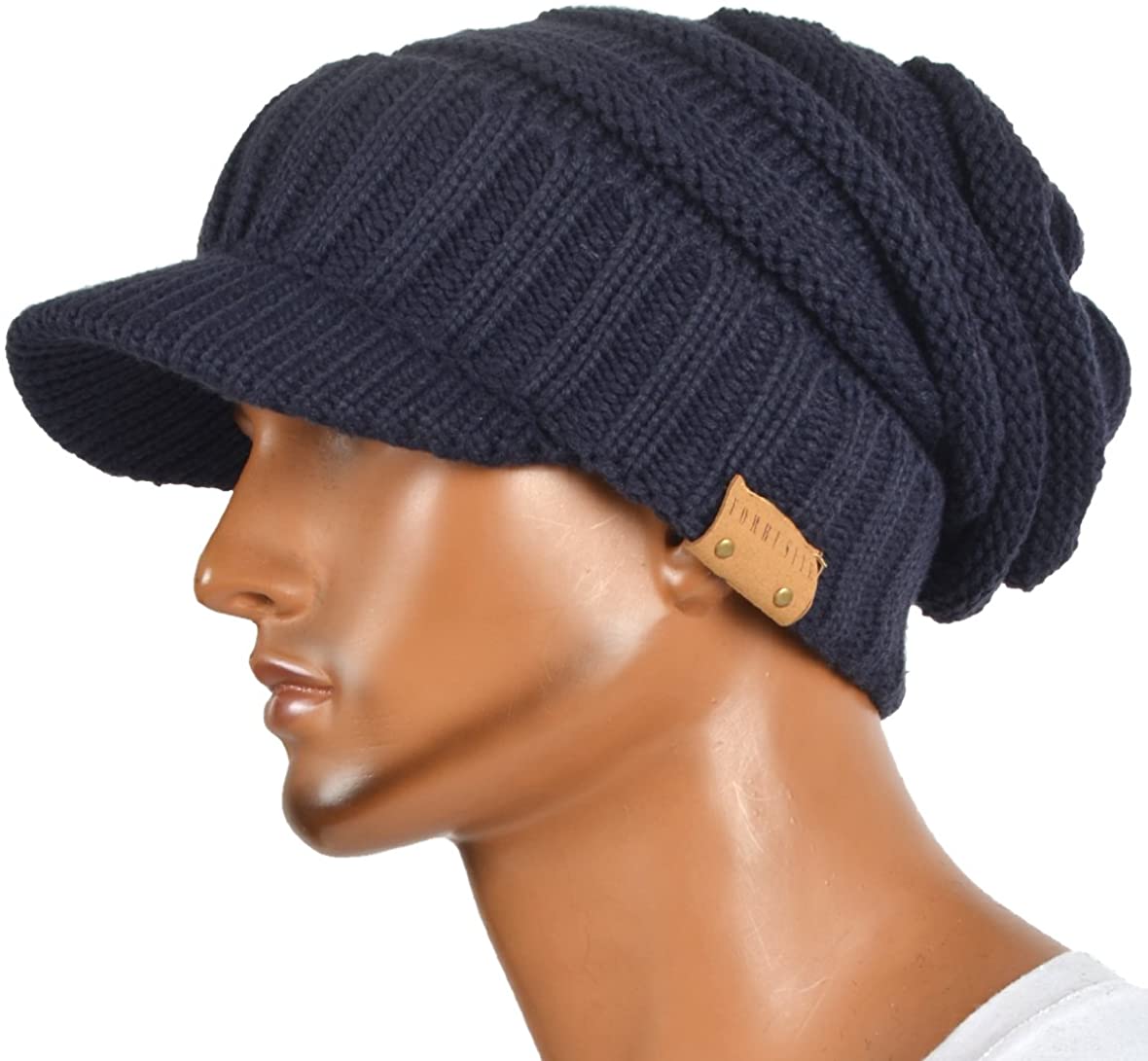 Mens Womens Thick Fleece Lined Knit 