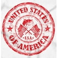 thumbnail image 2 of Patriotic America Seal USA Americana Womens Slim Fit Graphic Tee Brisco Brands S, 2 of 6