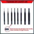 thumbnail image 6 of HORUSDY 8 Pieces Pin Punch Set, Kit Removing Repair Tool with Holder for Automotive, Watch Repair,Jewelry and Craft C41, 6 of 6