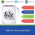 thumbnail image 2 of Love In A Mug _ Valentines Gift _ Gift For Her _ Gift For Him _ Coffee Lover Mug _ Love You Mug _ Lovers Gift _ Love Quote _ Cute Love Mug, Ceramic Novelty Coffee Mug, Tea Cup, Gift Pres, 2 of 2