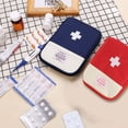 thumbnail image 5 of Mini botiquín de primeros auxilios vacío de 2 piezas, botiquín de primeros auxilios portátil, bolsa de almacenamiento de medicamentos para situaciones de emergencia en el hogar, oficina, viaje TUNC Sencillez, 5 of 5