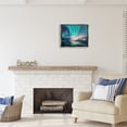thumbnail image 2 of Stupell Industries Northern Lights Photography Nature Photography Gray Floater Framed Art Print Wall Art, 21 x 17, 2 of 9