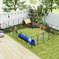 thumbnail image 2 of PawHut 24 Panels 39" Height Heavy Duty Dog Playpen for S M L Dogs, 2 of 10