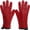 Bold Red, variant on Kitchen Perfection Silicone Oven Gloves, Waterproof Heat Resistant, Purple
