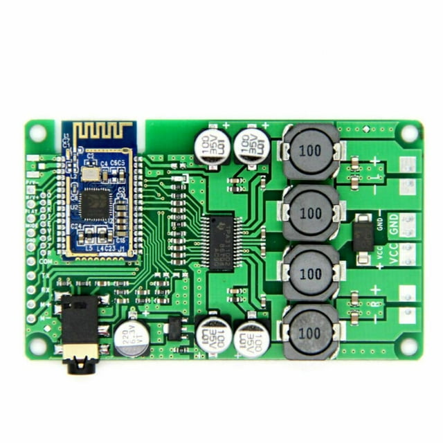 7.1x4.3CM Bluetooth 5.0 Digital Amplifier Audio Power Board Module 2x15W/10W AUX Audio PCB DIY Board BT 5.0 Accessory
