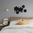 thumbnail image 7 of 1 Bag 2Pcs Mirror Wall Stickers Square Self Adhesive Acrylic Mirror Sheets with 30Pcs Flat Round Acrylic Double-sided Circles Bees Pattern Sticker: 300x300x1mm, 7 of 7