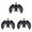 B 3PCS, variant on 4/3/2/1pcs Halloween Bat Decor, Stained Glass Bat Suncatcher Window Hanging, Gothic Bat Acrylic Wall Art Decorations, Window Hanging Ornaments for Indoor Outdoor Decor