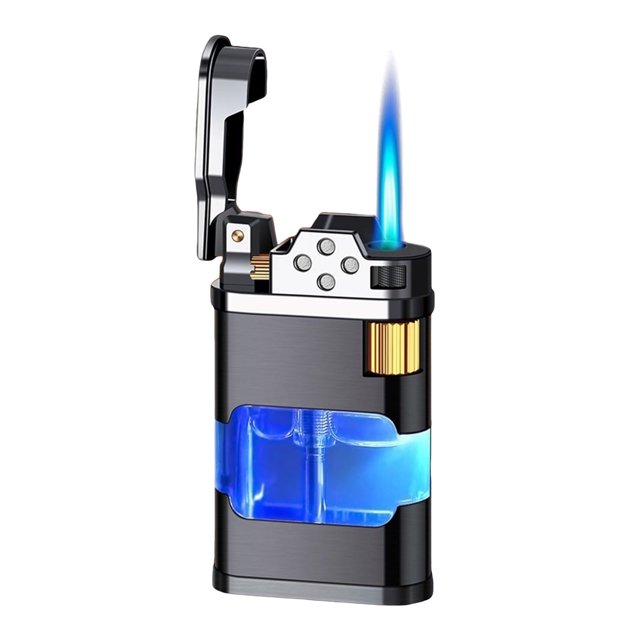 TIELUTT Torche Métal Roue à Moudre Allumage Flamme avec Cadran de Flamme Réglable Cheminée Grill Camping BBQ(10ml) Grand Sac à Dos Randonnée Camping Femmes Équipement de Randonnée Cadre Kits de Sac à Dos pour Adolescents
