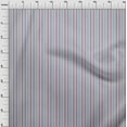 thumbnail image 2 of oneOone Organic Cotton Poplin Twill Fabric Multicolor Stripe Print Fabric By Yard 42 Inch Wide, 2 of 3