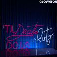 thumbnail image 3 of Glowneon Till Death Do Us Party Neon Sign, Wedding Party Gift Led Art, 3 of 5