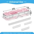 thumbnail image 3 of Plastic Pencil Box Large Capacity Pencil Boxes Clear Boxes with Snap-Tight Lid Stylish Office Supplies Storage Organizer Box Cherry Pattern with Bows, 3 of 7