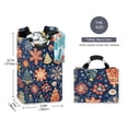 thumbnail image 2 of Yayeee Freestanding Laundry Hamper with Handle Collapsible Large Storage Basket for Clothes, Christmas Splendor, 2 of 7