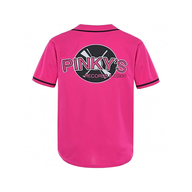 Men's Next Friday Pinky's Record Movie 90s Hip Hop Stitched Sports Fan Baseball  Jersey Clothing for Party Black Pink - Walmart.com