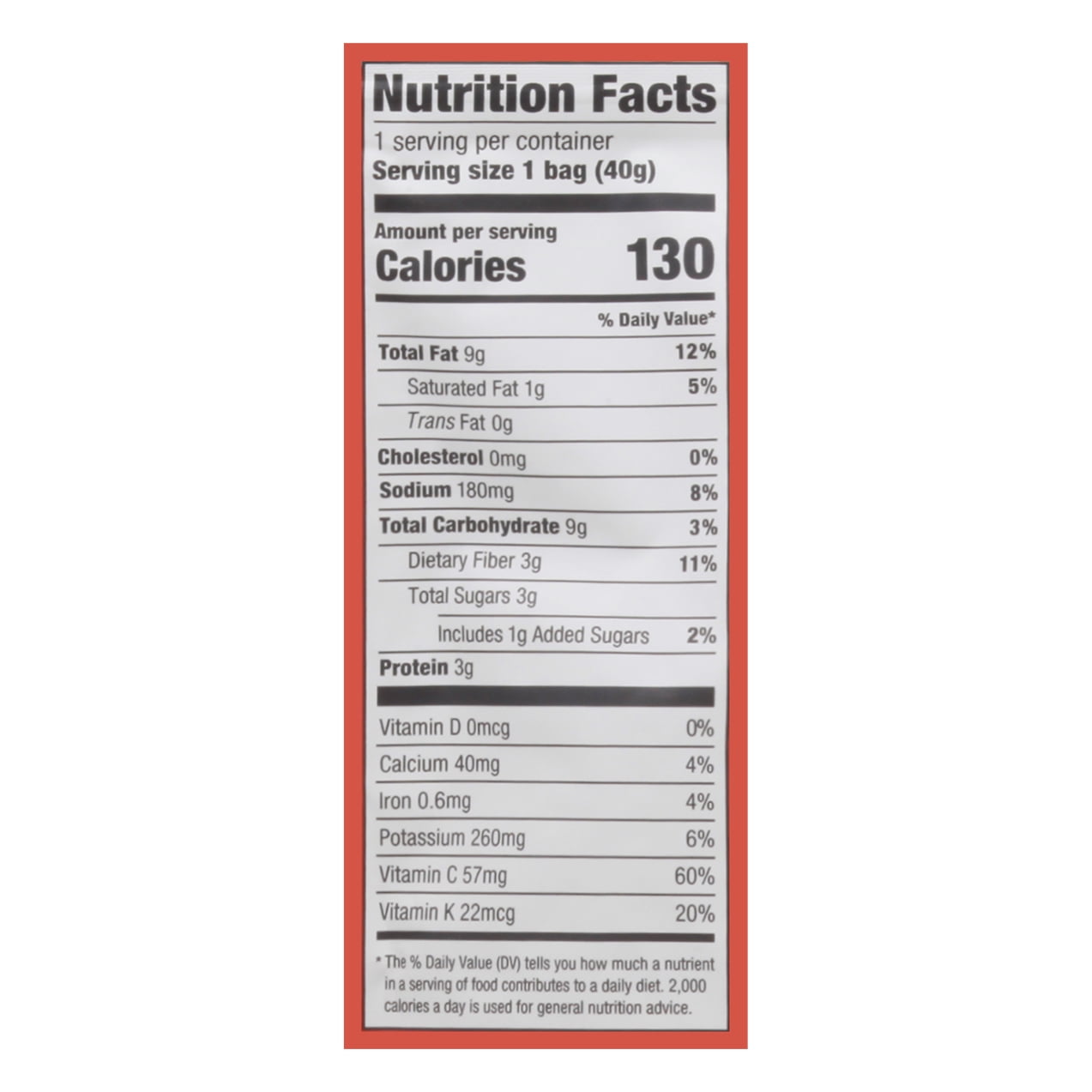 Rhythm Superfoods, Cauliflower Bites Ranch, 1.4 Ounce Pack Of 8