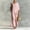 Pink, variant on Women's Plus Size 2 Piece Set – 3/4 Sleeve Lapel Button Front Top & Wide Leg Trousers with Pocket Casual Wear White,2XL