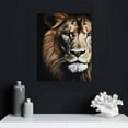 thumbnail image 4 of ONETECH Lioness and Lion Wall Art Canvas Prints African Lions And Lioness Canvas Prints Animal Poster Paintings Modern Lion Pictures Black Art Wall Decor Office Pictures for Wall, 4 of 4