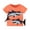 Orange, variant on LYMAYTER Kids Baby Girls Cotton T-Shirts Summer Cartoon Printing Tees Shirt for 2-8 Years Toddler Short Sleeve Pullover