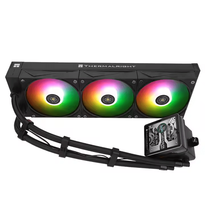 Thermalright GRAND VISION 360 Thor Hammer White ARGB 3.4-inch IPS LCD Large Screen Air CPU Water Cooler for Computers