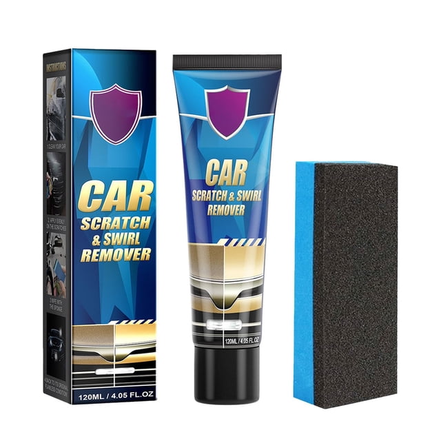 Cqxid Repair Agent Premium Car Scratch Remover Kit Upgraded Car Scratch Remover For Vehicles Repair Polishing Wax Premium Scratch Remover Kit With Sponge For Vehicles Car Paint Restorer