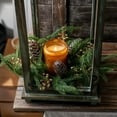 thumbnail image 4 of Christmas Candle Rings Wreath 2.95 Inner, Mini Xmas Wreath with Artificial Berries Pine Cone, Candle Ring Holder for Table Napkin Cup Decor, Holiday Home Kitchen Cabinet Centerpiece, 1 Pcs, 4 of 7
