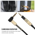 thumbnail image 4 of Cable de conversión de Auriculares, Codo de 3,5 mm Macho a Cable de conversión de Audio de extensión Macho Recto de 2,5 mm, Cable Auxiliar de Audio de 3,5 mm Macho a Macho Cable estéreo Khall XD10733, 4 of 6