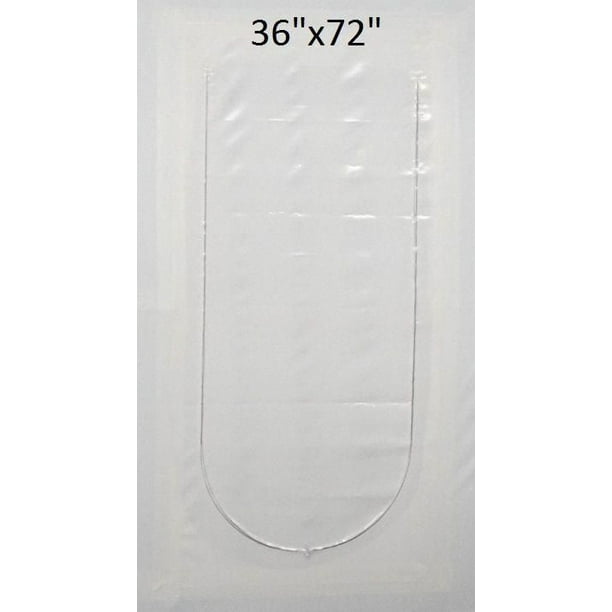 US Marine Products 36x72" White Boat Shrink Wrap Zipper Access Door