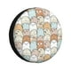 thumbnail image 1 of Fotbe Lovely Bear Funda de Llanta de Repuesto con Estampado, Engrosada, Ajuste Universal para Jeep, Remolque, RV, SUV, Camión-14 inch, 1 of 6
