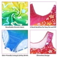 thumbnail image 6 of Girls Gymnastics Leotards Sleeveless U Shape Neck,Sparkly Dance Unitards with Shorts and Hair Rope for 3-12 Years girls, 6 of 8