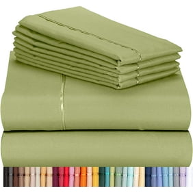 6 Piece Premium Bamboo Sheet Set, Deep Pockets, 35+ Colors, 2200 Count, Sily Soft