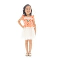thumbnail image 6 of Disney Princess Girls Moana Cosplay Dress with Flutter Sleeves, Sizes 4-12, 6 of 14