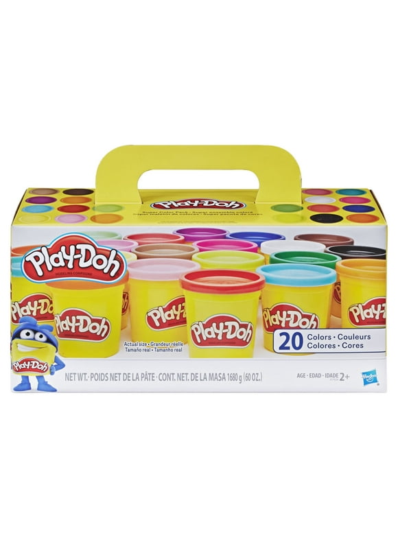Play-Doh Super Color 20-Pack of 3-Ounce Cans, Kids Toys, Easter Basket Stuffers, Egg Fillers