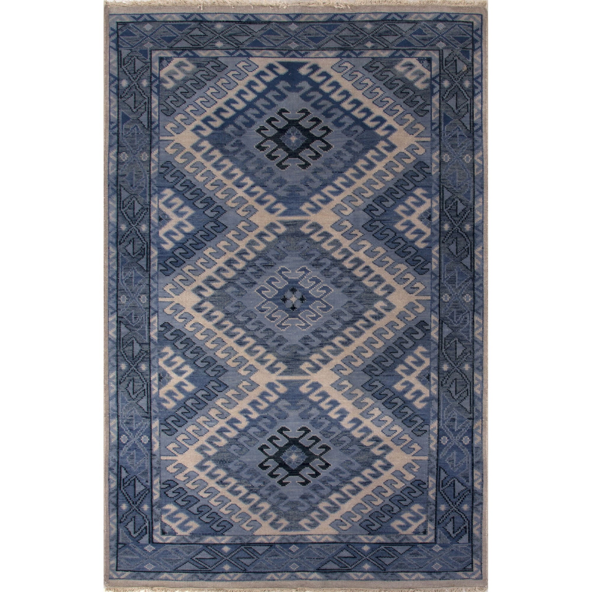 Jaipur Living HandKnotted Oriental Pattern Dusty blue/Blue heaven Wool