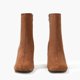 thumbnail image 4 of NECHOLOGY Botas Mujer Adulto Femenino Zapatos Botines mujer Botines de mujer Otoño e Invierno cómoda punta cuadrada tacón cuadrado Simple Color sólido cremallera lateral (Brown, 9), 4 of 6