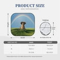 thumbnail image 3 of Picia Elephant Dog Sitting Under The Rainbow 2 Piece Car Windshield Sun Shade Foldable | Foldable Sun Shield for Front Window Blocks UV Rays and Keeps Your Vehicle Cool-Medium, 3 of 7