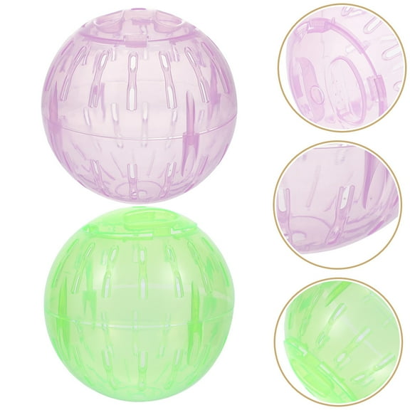 Masteelf  2 Pcs Guinea Pig Exercise Balls Hamster Running Toy Fitness Baby