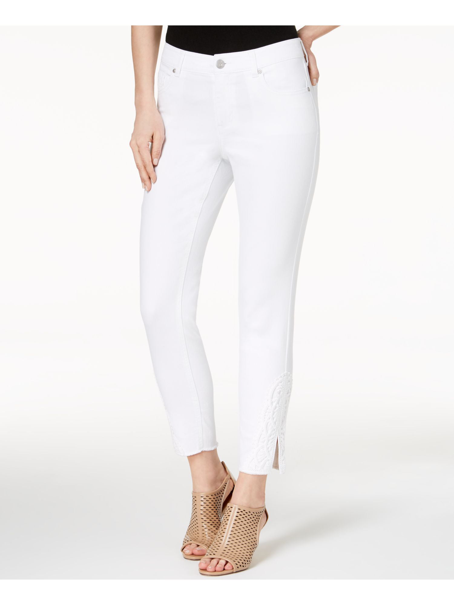 STYLE & COMPANY $65 Womens New 0363 White Casual Jeans 14 B+B - Walmart.com