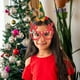 thumbnail image 3 of Festival Party Dress Up Sparkling Santa Claus Eyeframe Christmas Photo Accessories, Santa Claus Eyeframe, Christmas Party Decor, Festive Holiday Photo Prop, Glittery Frame, Foldable Design,, 3 of 9