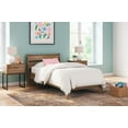 thumbnail image 5 of Signature Design by Ashley Deanlow Twin Mid-Century Panel Headboard, Honey Brown, 5 of 5